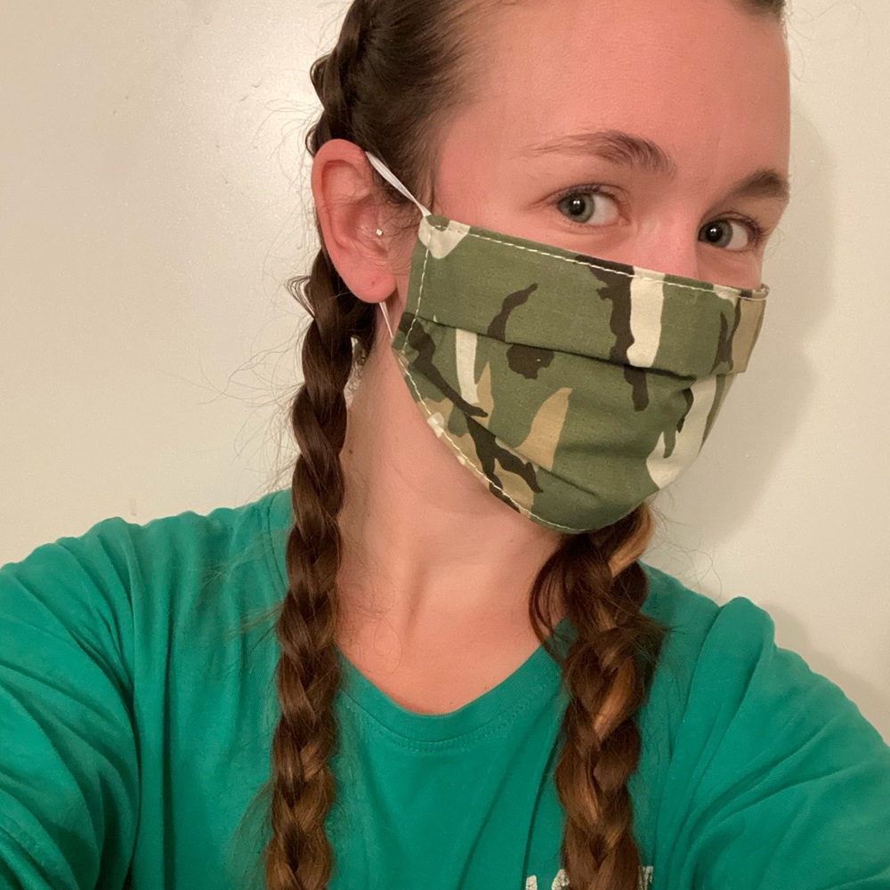 Double layer unisex face masks - Camo